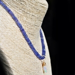 collier tanzanite opale welo blanche-B