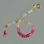 bracelet saphir rose et blanc-5