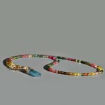 sautoir tourmaline multicolore pendentif fluorite bleue-6
