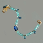 bracelet apatite cyanite mousse-3