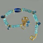 bracelet apatite cyanite mousse-7