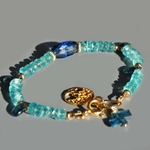bracelet apatite cyanite mousse-1