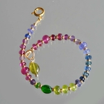 bracelet grebat saphir rose tanzanite emeraude peridot diopside cyanite-6