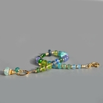 Bracelet Apatite dioside tanzanite cyanite péridot-5