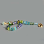 Bracelet Apatite dioside tanzanite cyanite péridot-3
