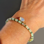 bracelet opale emeraude pendentif-5