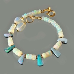 bracelet opale australienne doublet-5