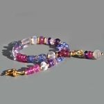 bracelet tanzanite saphir rose améthyste-5
