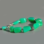 bracelet chrysoprase Argent 925-3