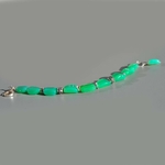 bracelet chrysoprase Argent 925-6
