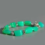 bracelet chrysoprase Argent 925-4
