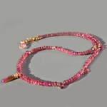 collier tourmaline rose pendentif pastèque-2