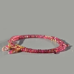 collier tourmaline rose pendentif pastèque-4