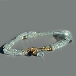 collier aigue marine cyanite en gouttes projet-8
