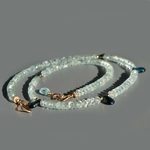 collier aigue marine cyanite en gouttes projet-7