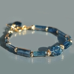 bracelet cyanite mousse nuggets-2