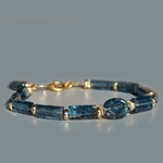 bracelet cyanite mousse nuggets-3