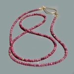 Sautoir Tourmaline rose-6