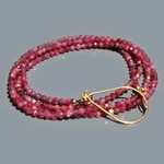 Sautoir Tourmaline rose-1