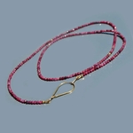Sautoir Tourmaline rose(1)