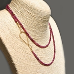 Sautoir Tourmaline rose-7