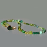 Collier multi pierres vertes serpentine-6(1)