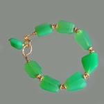 bracelet gros nuggets chrysoprase(1)
