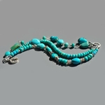 bracelet turquoise argent 3 rangs-3