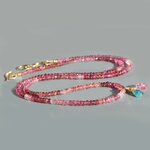 collier long tourmaline rose dégradé paraiba-6