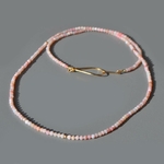 sautoir opale rose -7