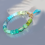 bracelet pierres aqua-A