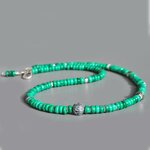 Collier malachite Argent de Bali(1)