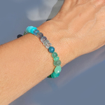 bracelet pierres aqua-D