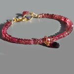 bracelet tourmaline pendentif rubellite