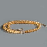 collier topaze imperiale pierre centrale taillée-4