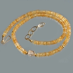 collier topaze imperiale pierre centrale taillée-7