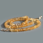 collier topaze imperiale pierre centrale taillée-5