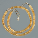collier topaze imperiale pierre centrale taillée-6