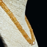 collier topaze imperiale pierre centrale taillée-B