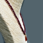 Collier grenat almandin naturel et grenat mandarin Gold Filled-9
