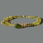 Collier pendentif Grenat vert Andradite-4