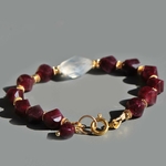 bracelet grenat pyrope quartz givré-4