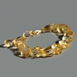 bracelet grossses pierres taillées en Citrine-3