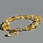 bracelet grossses pierres taillées en Citrine-4