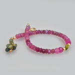 bracelet péridot Saphir rose-6