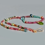 collier pendentif Tourmaline multicolore - Gold filled-9(1)