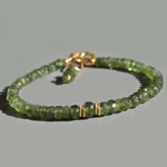 Bracelet Saphir vert