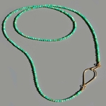 sautoir chrysoprase perle or14K-4