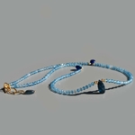 collier aigue marine Saphir Cyanite bleue