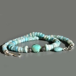 Collier larimar Pierre brute turquoise nevada-6(1)
